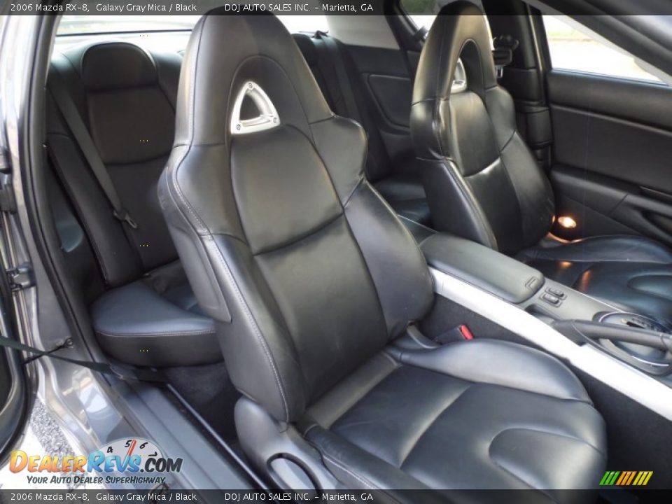 2006 Mazda RX-8 Galaxy Gray Mica / Black Photo #34