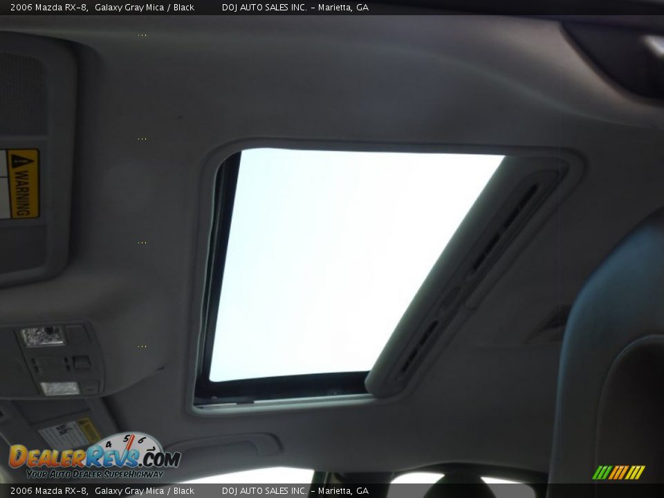 2006 Mazda RX-8 Galaxy Gray Mica / Black Photo #36