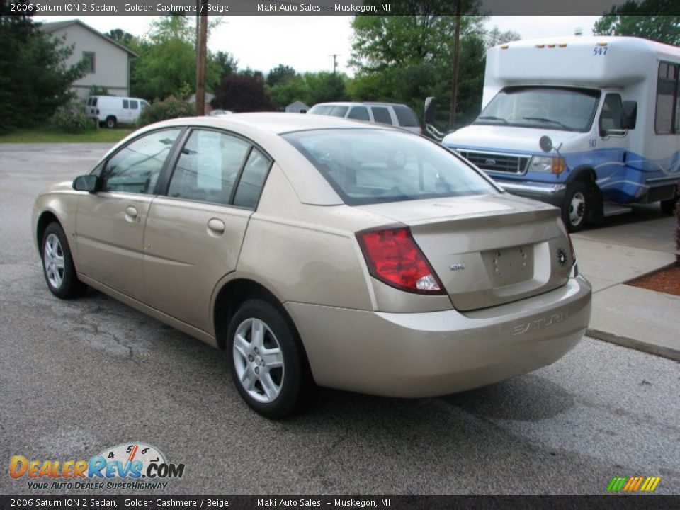 2006 Saturn ION 2 Sedan Golden Cashmere / Beige Photo #7