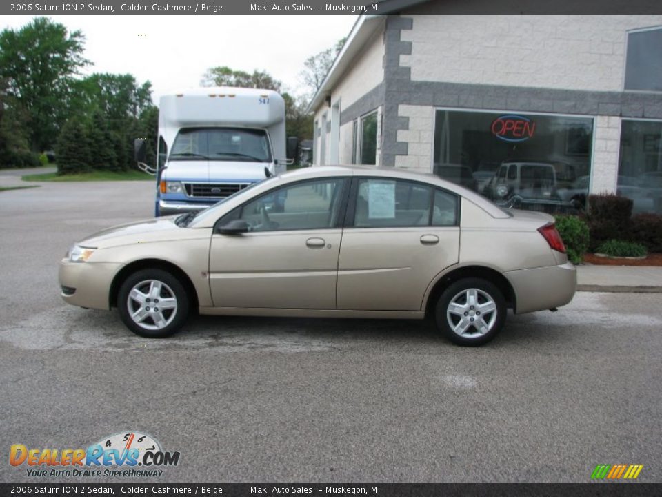 2006 Saturn ION 2 Sedan Golden Cashmere / Beige Photo #8