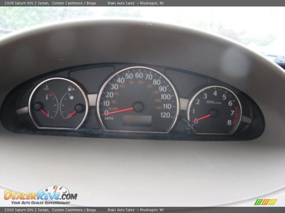 2006 Saturn ION 2 Sedan Gauges Photo #11