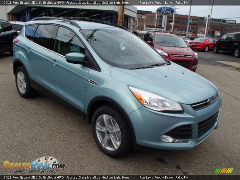 2013 Ford Escape SE 1.6L EcoBoost 4WD Frosted Glass Metallic / Medium Light Stone Photo #2
