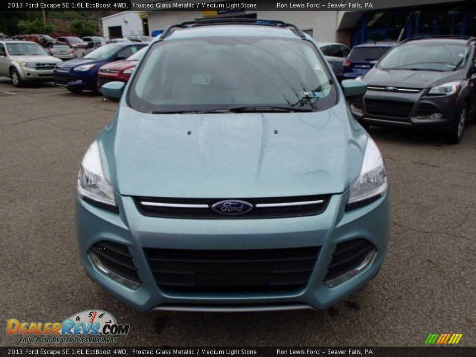 2013 Ford Escape SE 1.6L EcoBoost 4WD Frosted Glass Metallic / Medium Light Stone Photo #3