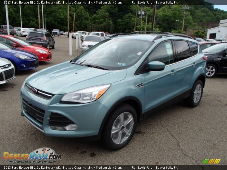 2013 Ford Escape SE 1.6L EcoBoost 4WD Frosted Glass Metallic / Medium Light Stone Photo #4