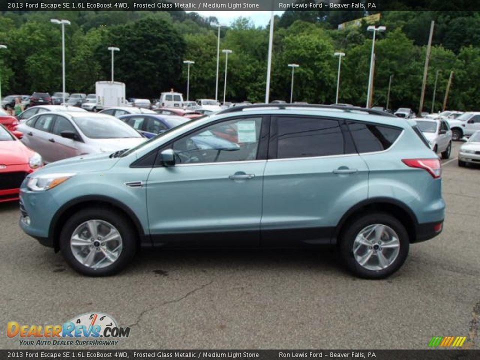 2013 Ford Escape SE 1.6L EcoBoost 4WD Frosted Glass Metallic / Medium Light Stone Photo #5
