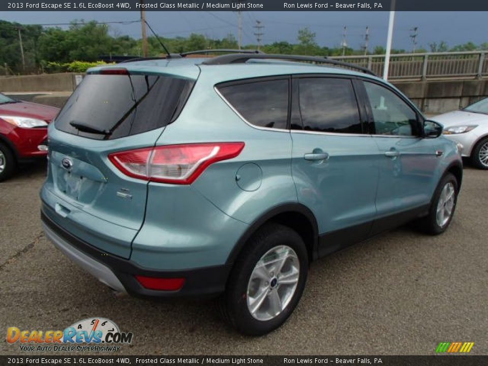 2013 Ford Escape SE 1.6L EcoBoost 4WD Frosted Glass Metallic / Medium Light Stone Photo #8