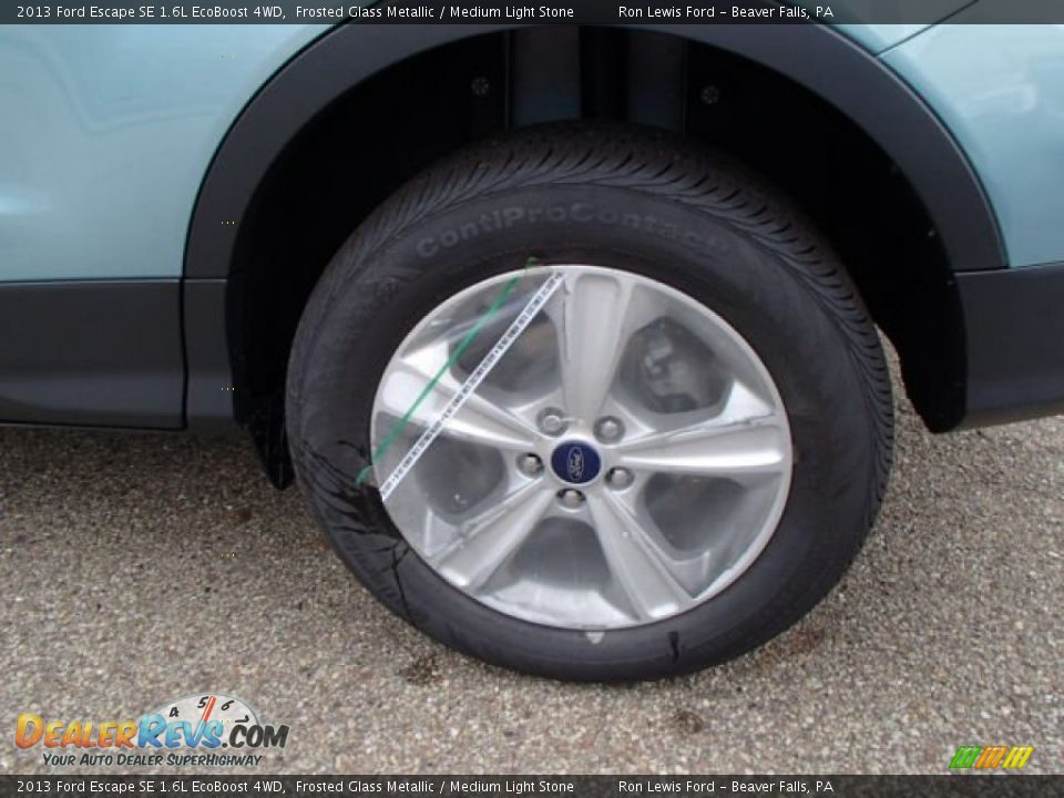 2013 Ford Escape SE 1.6L EcoBoost 4WD Frosted Glass Metallic / Medium Light Stone Photo #9