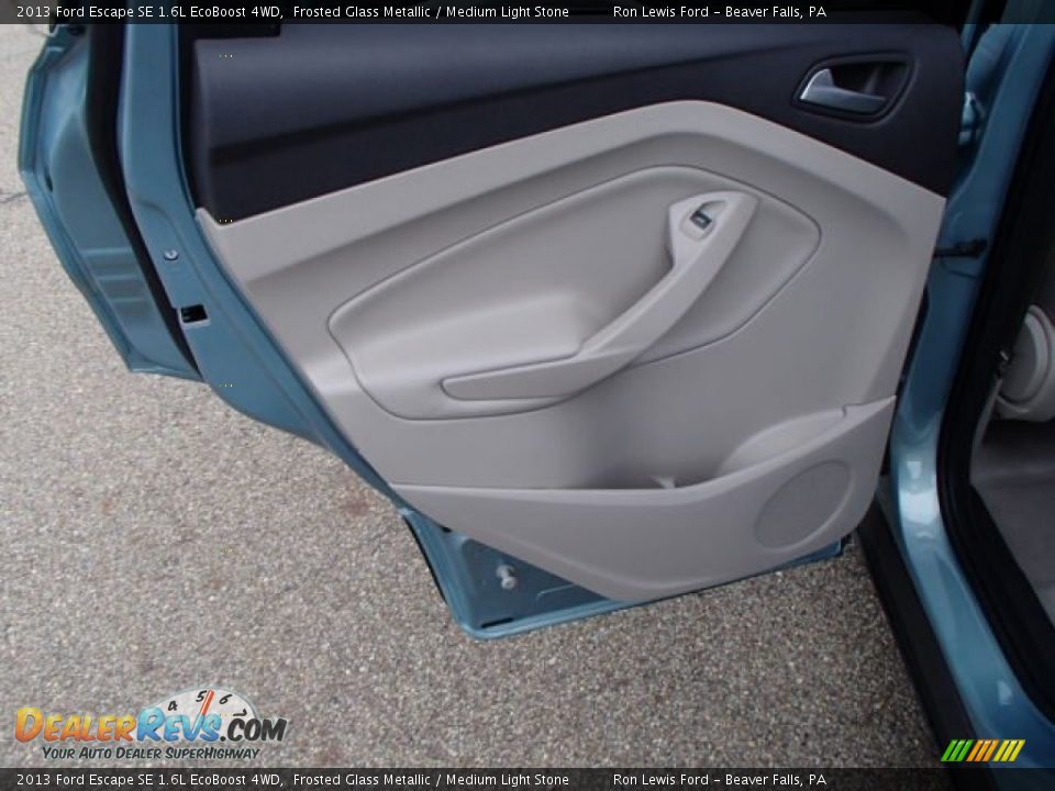 2013 Ford Escape SE 1.6L EcoBoost 4WD Frosted Glass Metallic / Medium Light Stone Photo #14