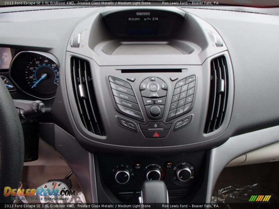 2013 Ford Escape SE 1.6L EcoBoost 4WD Frosted Glass Metallic / Medium Light Stone Photo #16