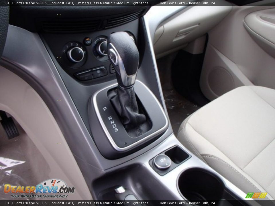 2013 Ford Escape SE 1.6L EcoBoost 4WD Frosted Glass Metallic / Medium Light Stone Photo #17