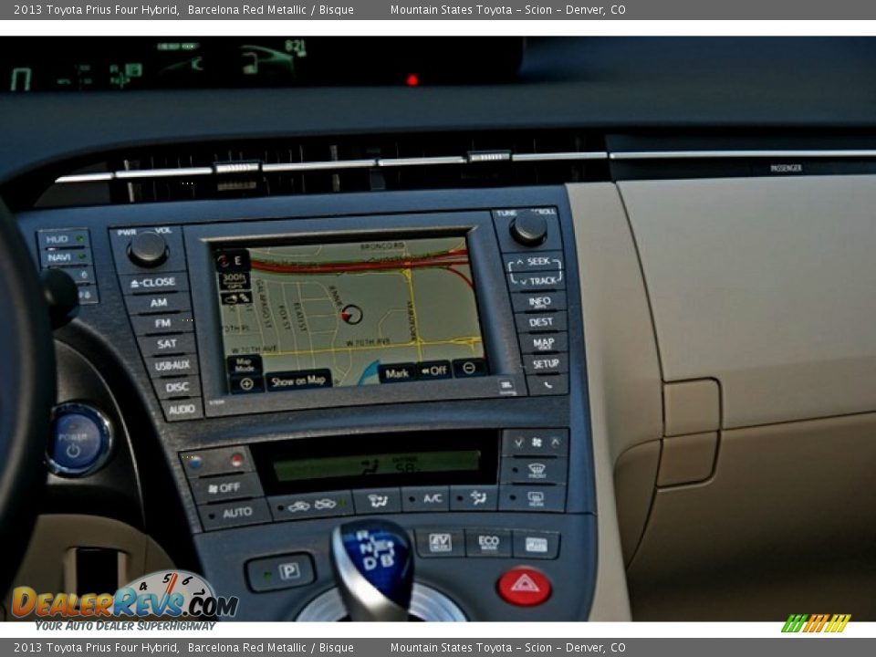 2013 Toyota Prius Four Hybrid Barcelona Red Metallic / Bisque Photo #6