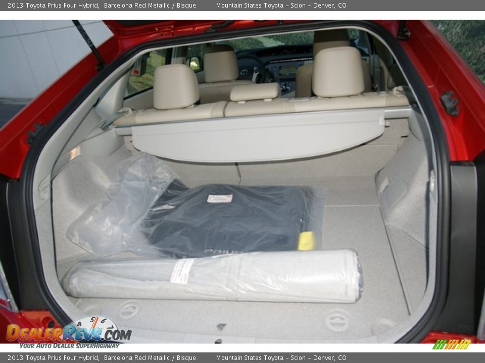 2013 Toyota Prius Four Hybrid Barcelona Red Metallic / Bisque Photo #8
