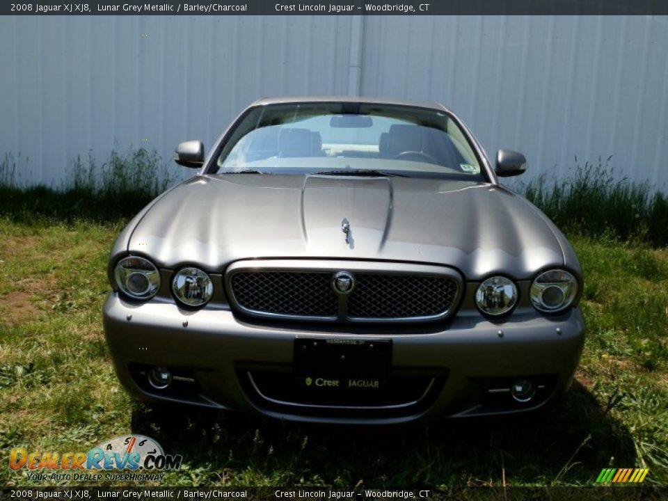2008 Jaguar XJ XJ8 Lunar Grey Metallic / Barley/Charcoal Photo #2