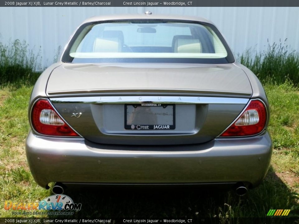 2008 Jaguar XJ XJ8 Lunar Grey Metallic / Barley/Charcoal Photo #5