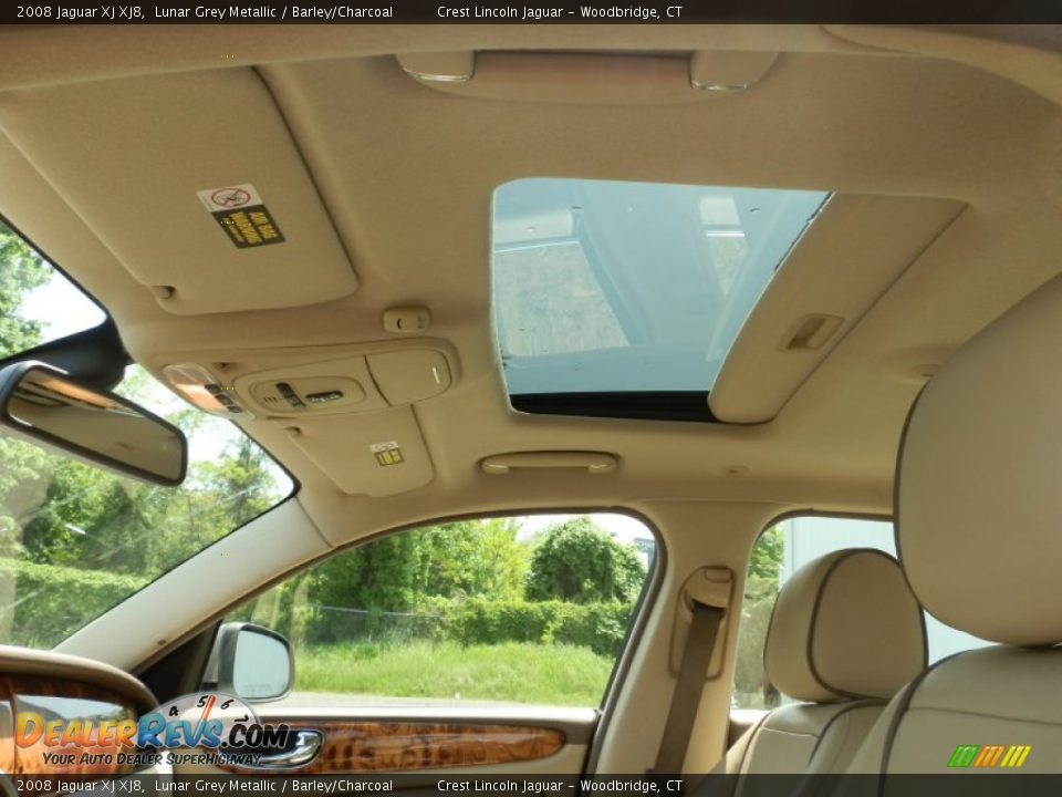 2008 Jaguar XJ XJ8 Lunar Grey Metallic / Barley/Charcoal Photo #11