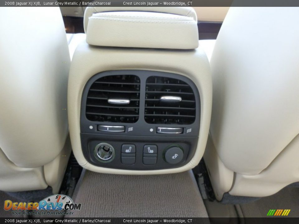 2008 Jaguar XJ XJ8 Lunar Grey Metallic / Barley/Charcoal Photo #14