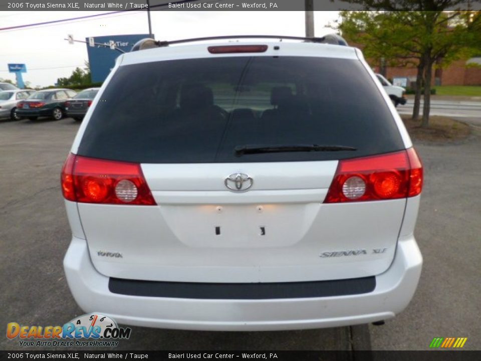 2006 Toyota Sienna XLE Natural White / Taupe Photo #6