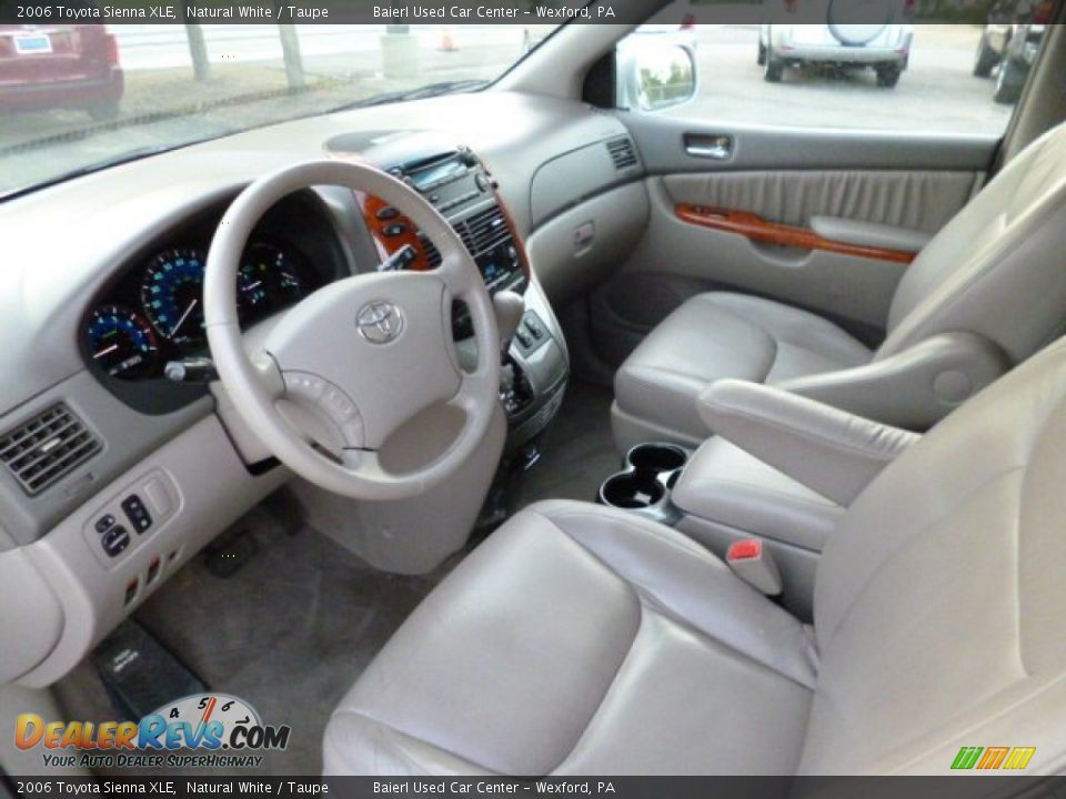 2006 Toyota Sienna XLE Natural White / Taupe Photo #17
