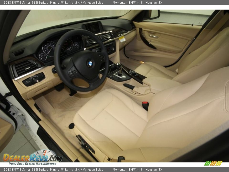 Venetian Beige Interior - 2013 BMW 3 Series 328i Sedan Photo #11