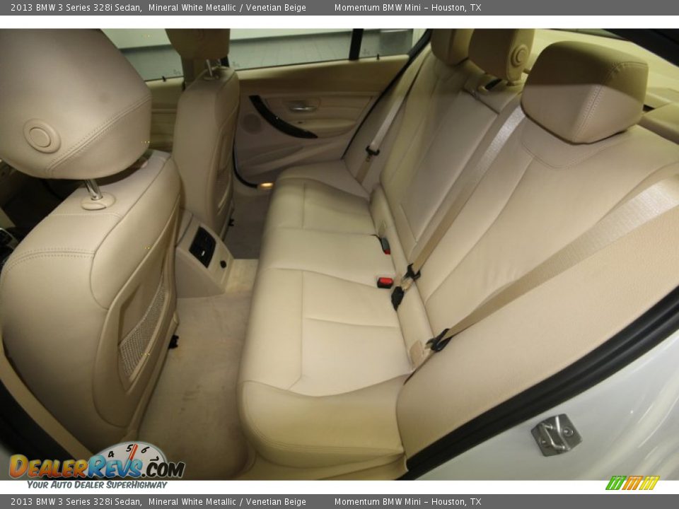 Rear Seat of 2013 BMW 3 Series 328i Sedan Photo #12