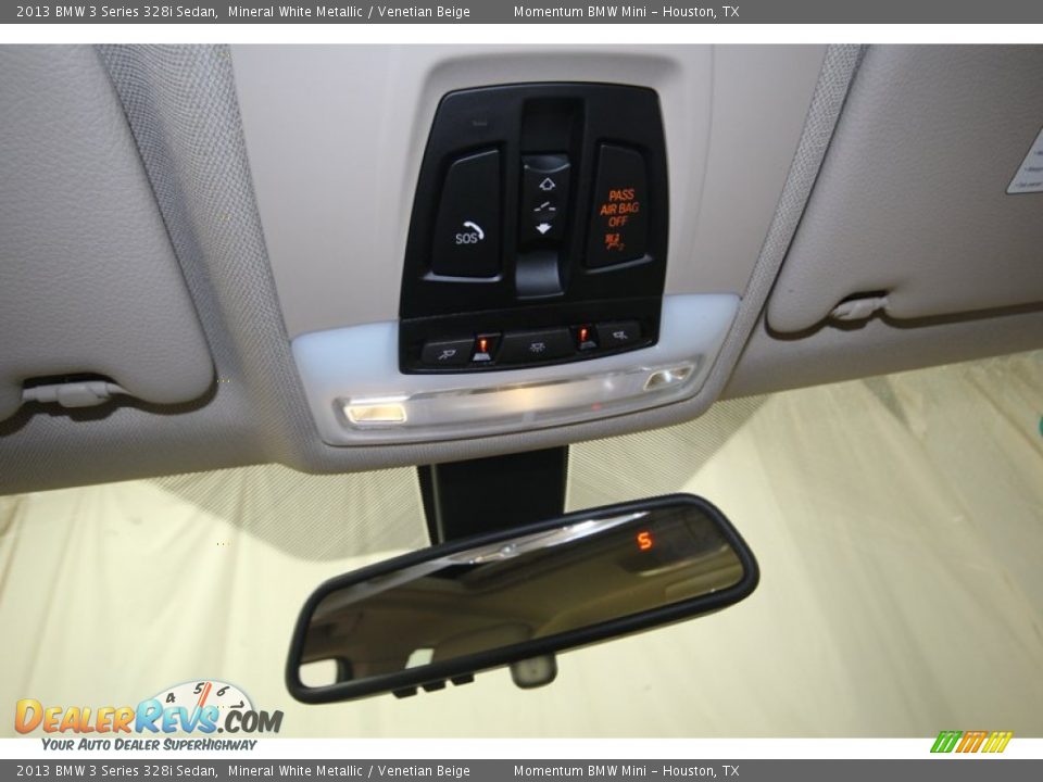 2013 BMW 3 Series 328i Sedan Mineral White Metallic / Venetian Beige Photo #16