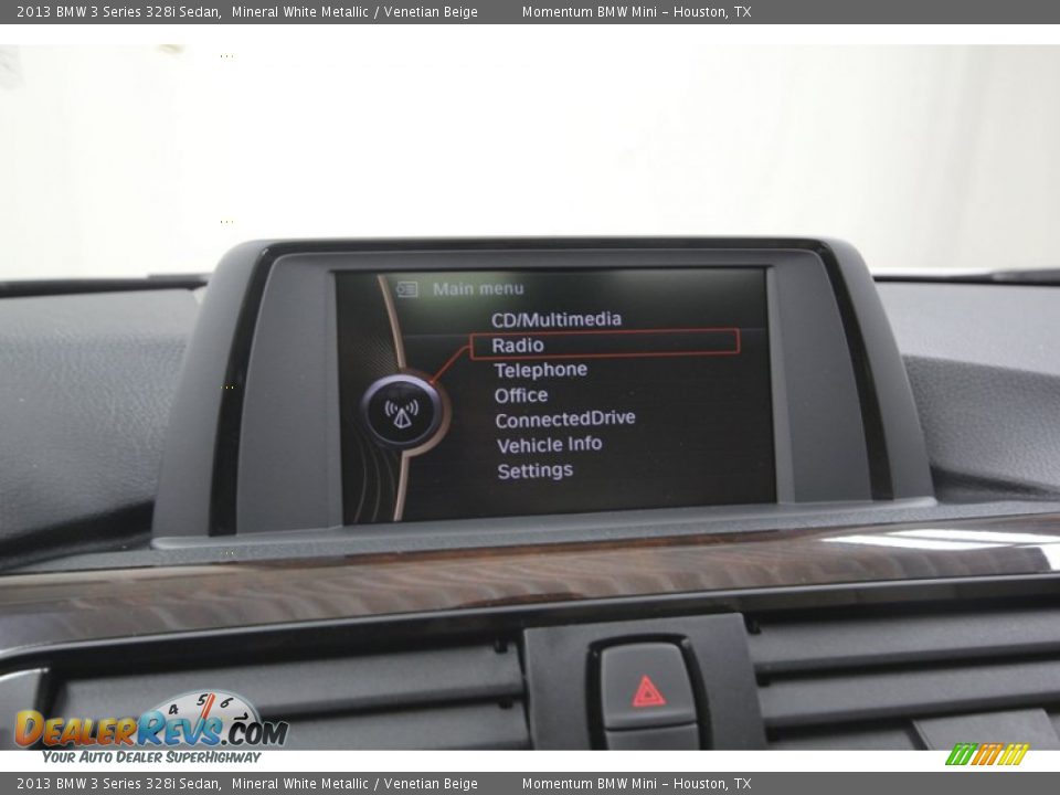 2013 BMW 3 Series 328i Sedan Mineral White Metallic / Venetian Beige Photo #17