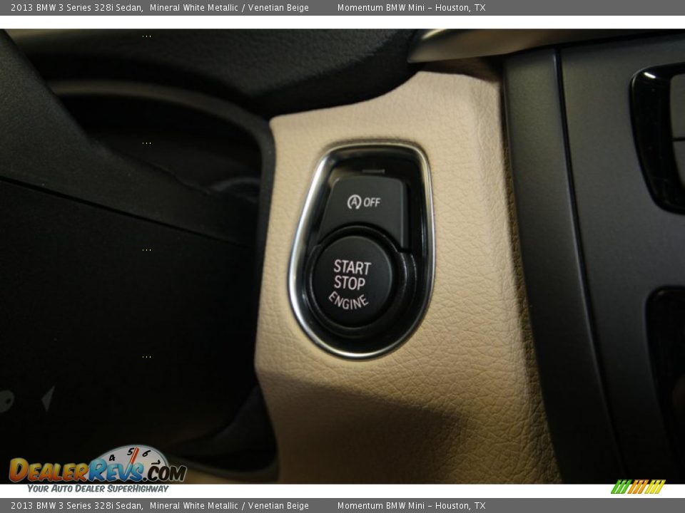 2013 BMW 3 Series 328i Sedan Mineral White Metallic / Venetian Beige Photo #22