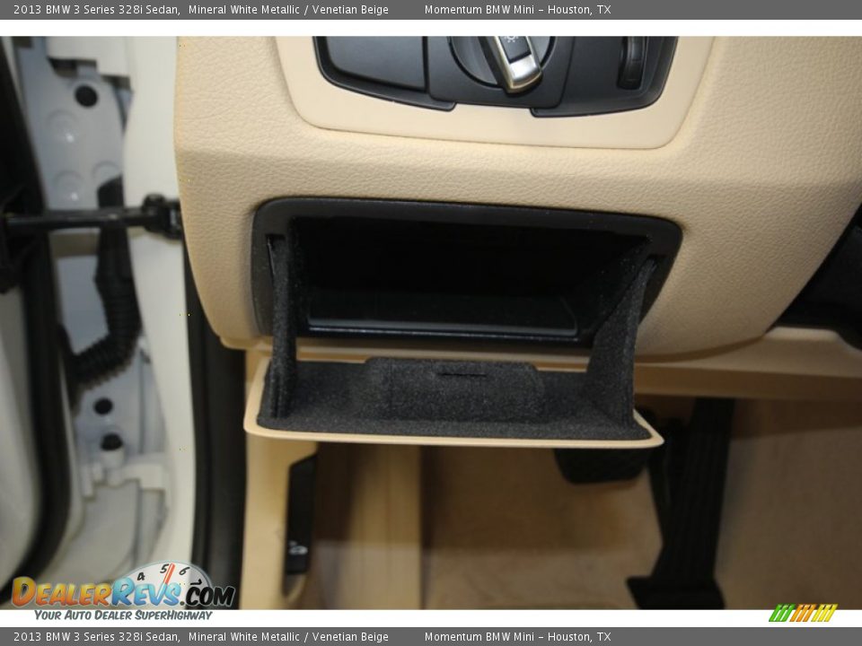 2013 BMW 3 Series 328i Sedan Mineral White Metallic / Venetian Beige Photo #25