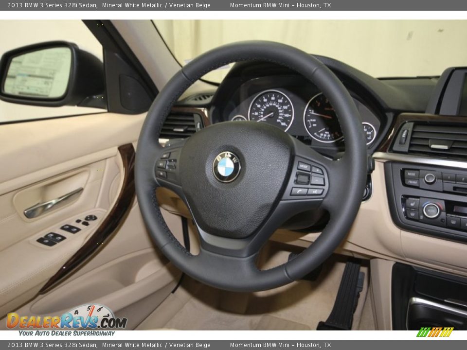 2013 BMW 3 Series 328i Sedan Steering Wheel Photo #28