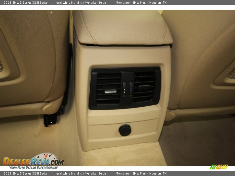 2013 BMW 3 Series 328i Sedan Mineral White Metallic / Venetian Beige Photo #30