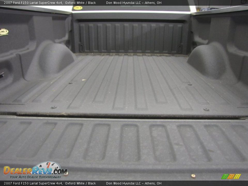 2007 Ford F150 Lariat SuperCrew 4x4 Oxford White / Black Photo #4