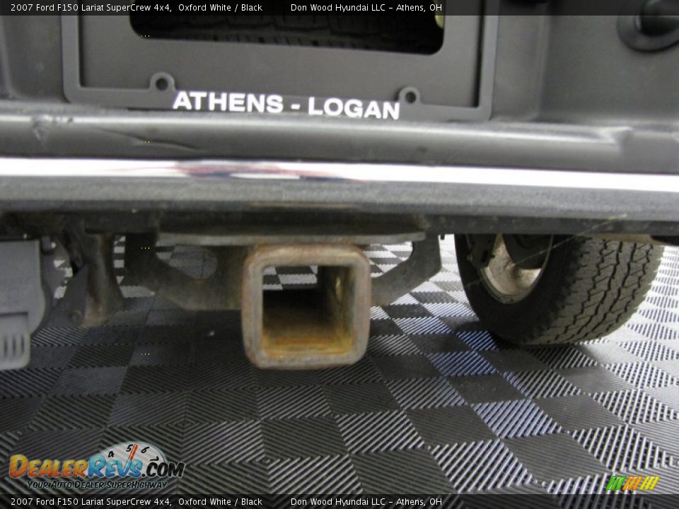 2007 Ford F150 Lariat SuperCrew 4x4 Oxford White / Black Photo #5