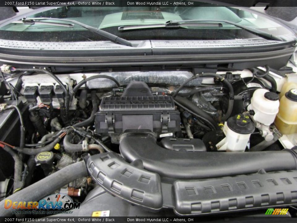 2007 Ford F150 Lariat SuperCrew 4x4 5.4 Liter SOHC 24-Valve Triton V8 Engine Photo #6
