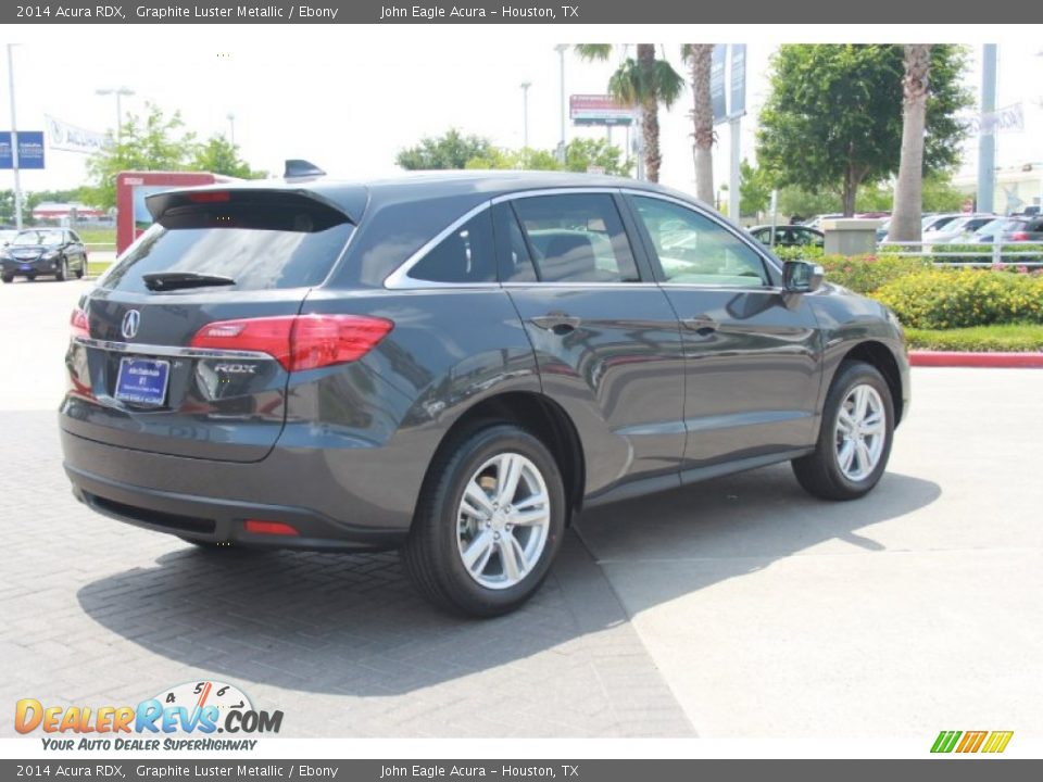 2014 Acura RDX Graphite Luster Metallic / Ebony Photo #7