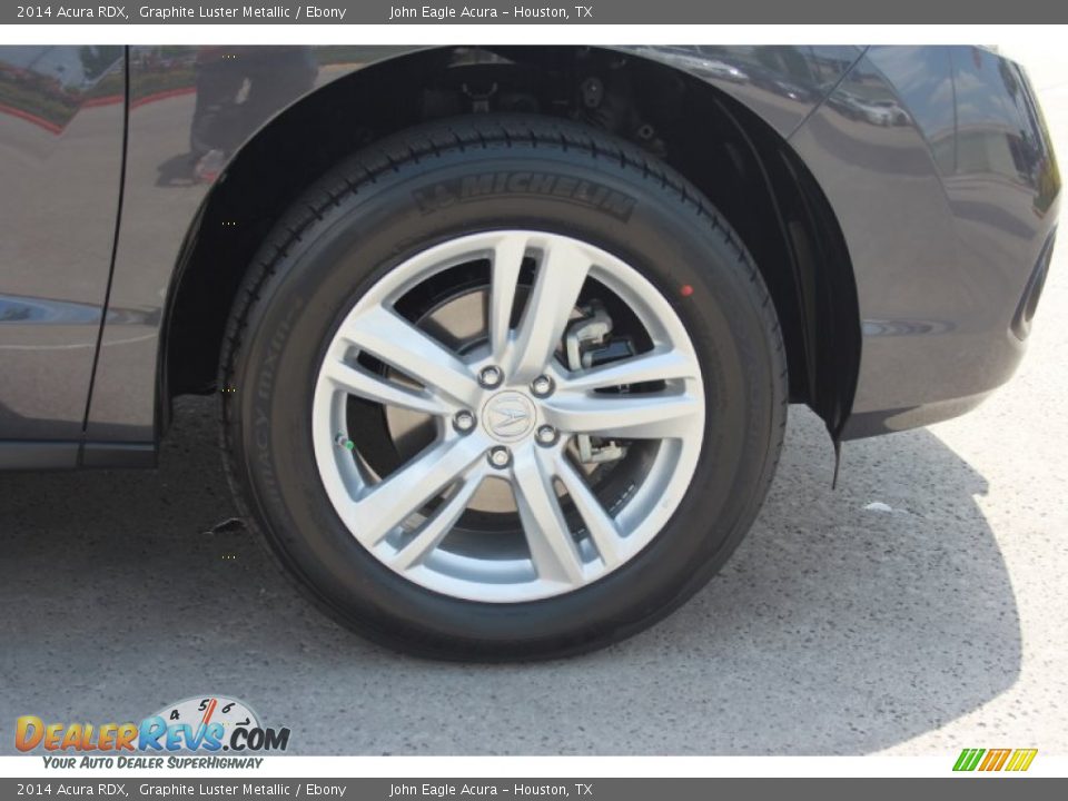 2014 Acura RDX Graphite Luster Metallic / Ebony Photo #9