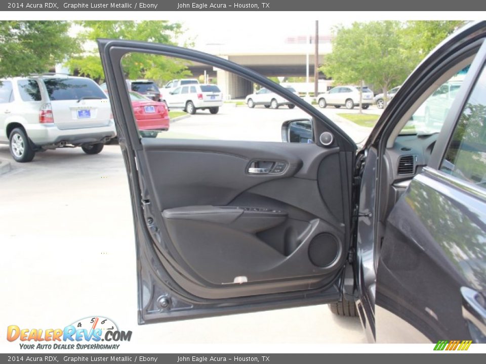 2014 Acura RDX Graphite Luster Metallic / Ebony Photo #10