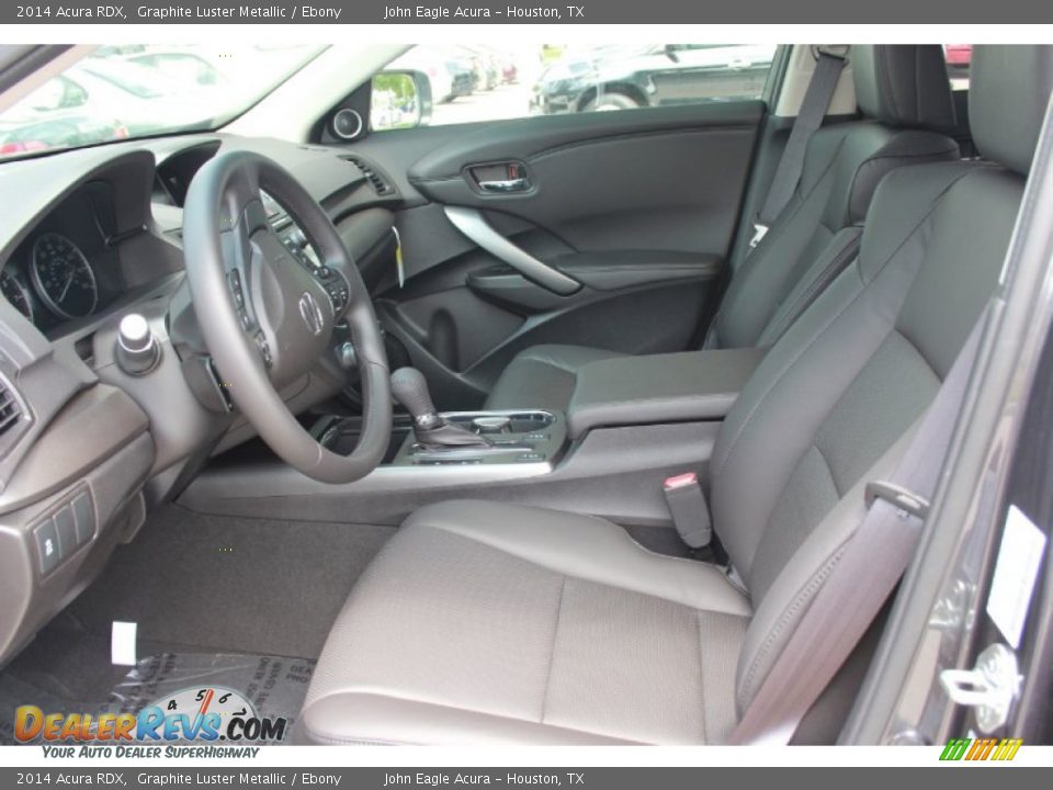 2014 Acura RDX Graphite Luster Metallic / Ebony Photo #11