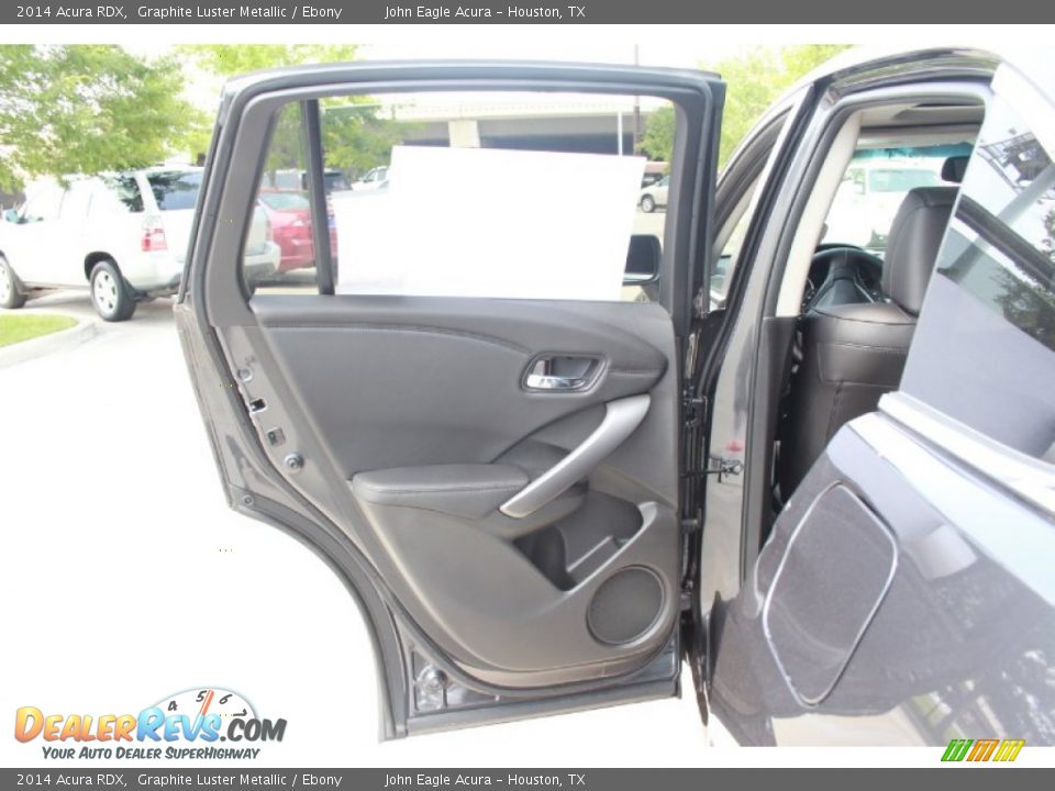 2014 Acura RDX Graphite Luster Metallic / Ebony Photo #12