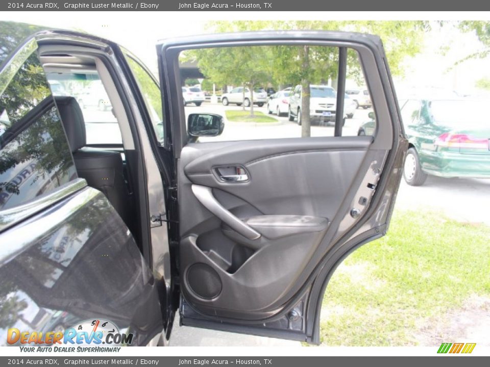 2014 Acura RDX Graphite Luster Metallic / Ebony Photo #16