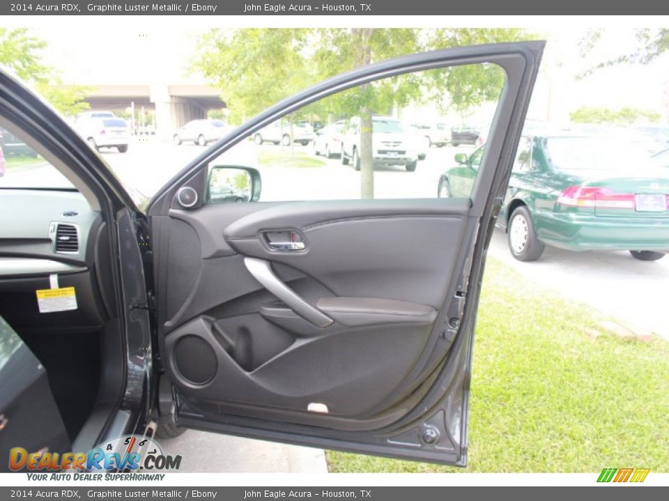 2014 Acura RDX Graphite Luster Metallic / Ebony Photo #18