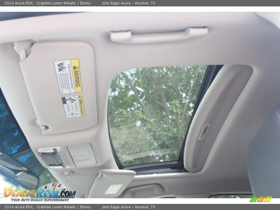 2014 Acura RDX Graphite Luster Metallic / Ebony Photo #23