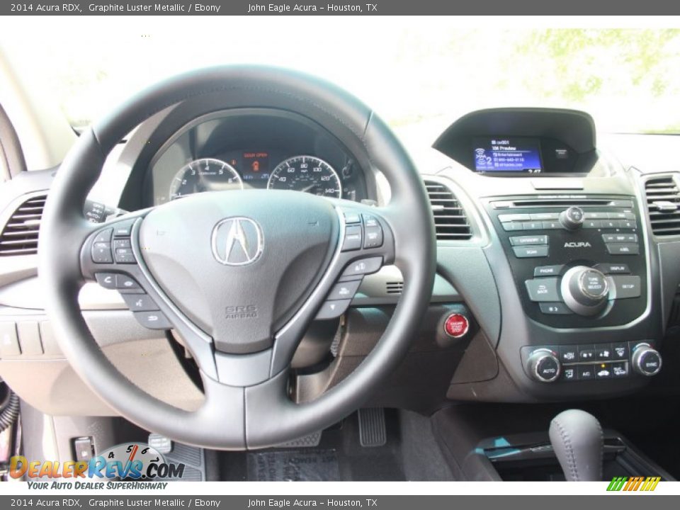 2014 Acura RDX Graphite Luster Metallic / Ebony Photo #24
