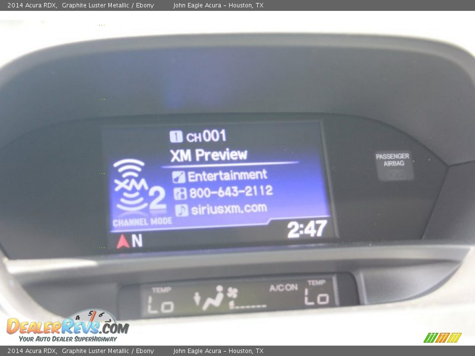 2014 Acura RDX Graphite Luster Metallic / Ebony Photo #26