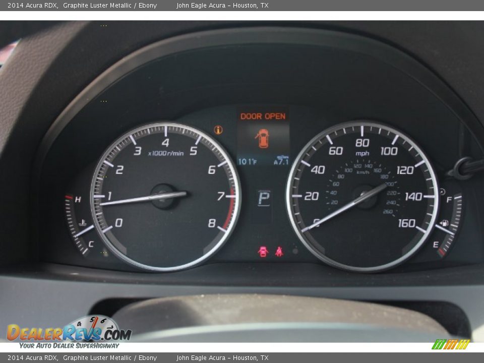 2014 Acura RDX Graphite Luster Metallic / Ebony Photo #32