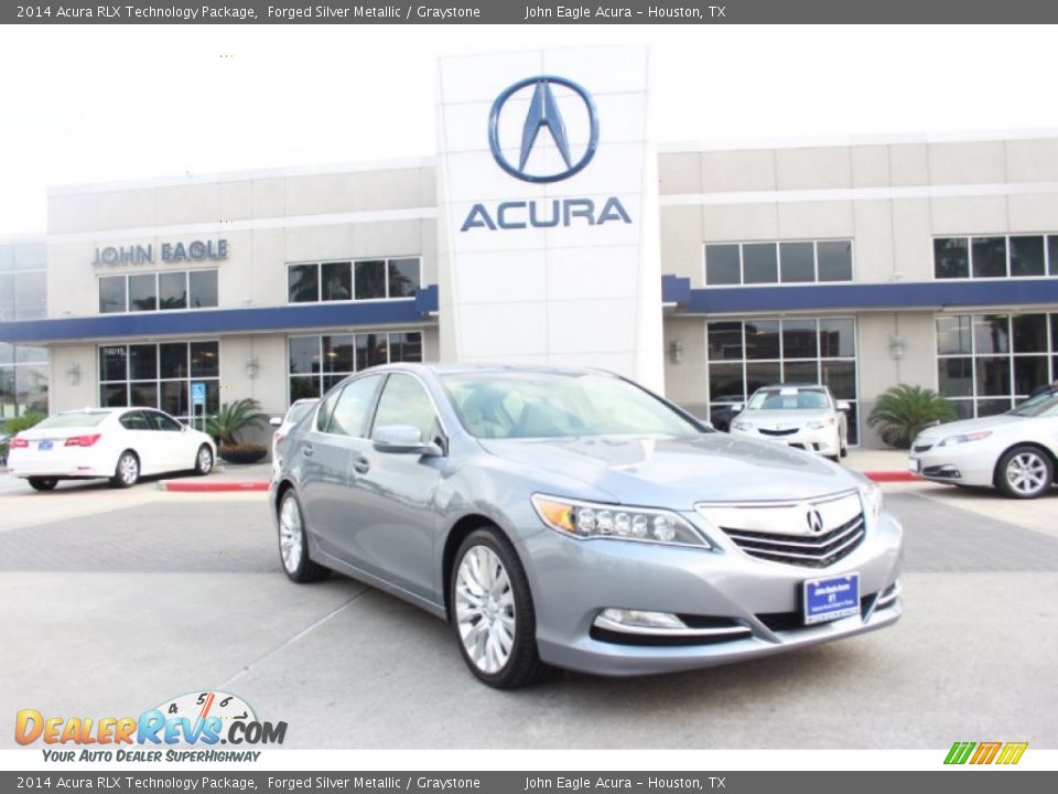 2014 Acura RLX Technology Package Forged Silver Metallic / Graystone Photo #1