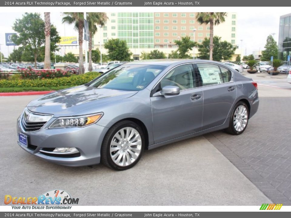2014 Acura RLX Technology Package Forged Silver Metallic / Graystone Photo #3