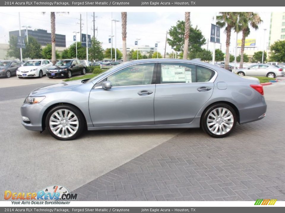 2014 Acura RLX Technology Package Forged Silver Metallic / Graystone Photo #4