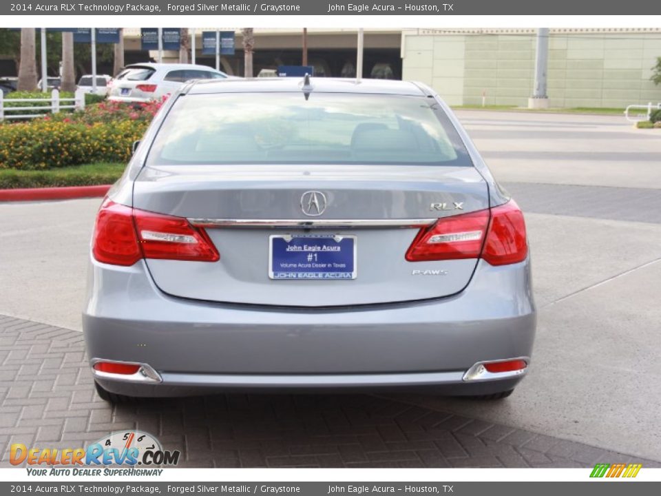 2014 Acura RLX Technology Package Forged Silver Metallic / Graystone Photo #6