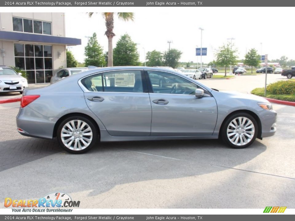2014 Acura RLX Technology Package Forged Silver Metallic / Graystone Photo #8