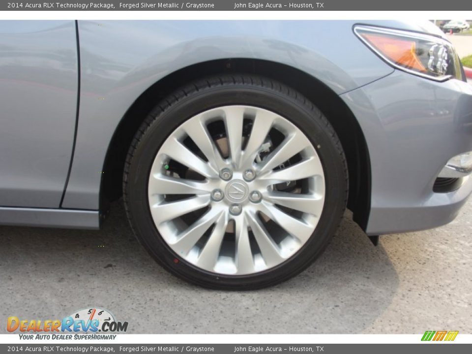 2014 Acura RLX Technology Package Forged Silver Metallic / Graystone Photo #9